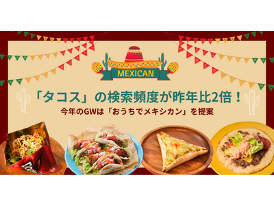 �u�^�R�X�v�̌����p�x����N��2�{�I�w�f���b�V���L�b�`���x��GW�Ɋy���߂郁�L�V�R�������V�s�����J�B