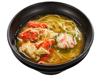 「北海道産たらば蟹」の旨みがかっぱ寿司にやってきた！北海道産『たらば蟹の鉄砲汁』と北海道産『たらば蟹の濃...