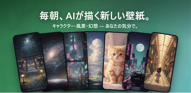 目覚めるたび、今日だけの1枚に。AIが毎朝スマホの壁紙を自動生成・適用するAndroidアプリ「KABERU(カベル)」を正式リリース