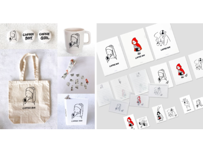コーヒーをテーマにした人気イラストレーター『COFFEE BOY』のTSUTAYAオリジナルアイテムをTSUTAYA・蔦屋書店で3月1日に発売！
