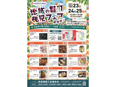 奈良県の事業所28社がイオンモール高の原に集合！『地域の魅力発見フェア』開催
