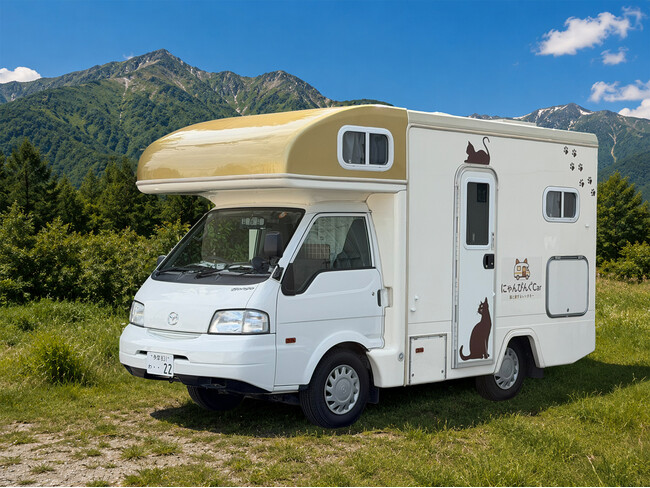 【日本初※】猫がいるからと、旅行をあきらめない。猫専用レンタルキャンピングカー「にゃんぴんぐCar」誕生
