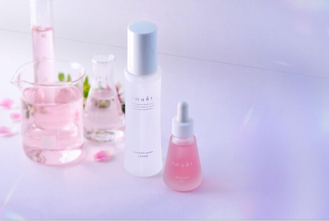 薄肌用スキンケアブランド「imaet -イマエット-」が誕生。最先端サイエンスに基づく美容液発想の化粧水「モイストヴェールセラムローション」、オイル美容液「メルティウィズオイル」9/1(火)同時発売。