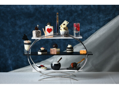 【THE GRAND GINZA】モノトーンを基調でキュートかつシックな「ハロウィンアフタヌーンティー」...