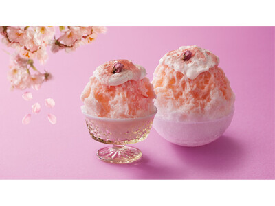 【新商品】3月5日より春限定「天然水の削り氷　桜もちみるく」等、期間限定の新メニューが「和カフェTsumugi」に登場