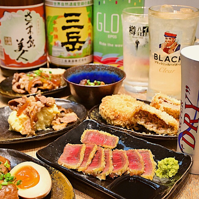 鹿児島・天文館に新たな昼飲み&肉の立ち寄りスポット誕生!牛カツ専門店の新業態「にく酒場 ぎゅう太」がセンテラス天文館1階に期間限定オープン!