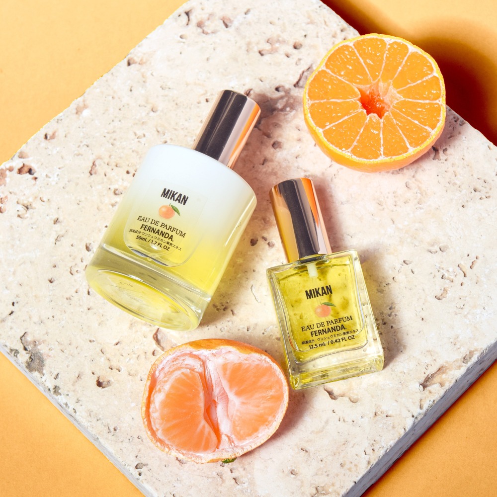 愛媛県産“温州みかん”のロス果実を生かした、サスティナブルフレグランス。大人気の「ミカンコレクション」がアップデートして登場！