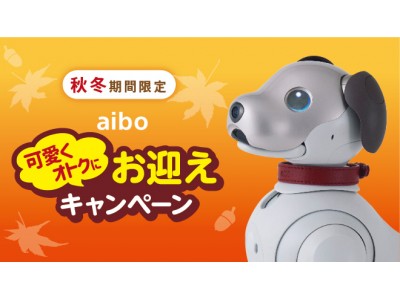 ソニーストア『aibo可愛くオトクにお迎えキャンペーン』を2019年10月16日(水)から2020年1月7日(火)まで実施