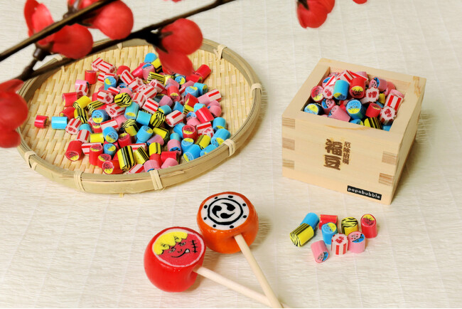 “甘い鬼”はいかが？　ポップでかわいい鬼たちのキャンディやロリポップが登場　PAPABUBBLEの節分シリーズ　1月22日より発売