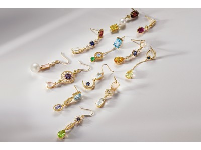 色とりどりの輝きを組み合わせたエレガントなカラーストーンジュエリー　EAU DOUCE４℃の「Cherimo」から新作登場