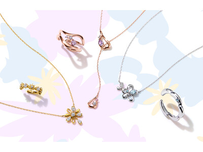 春を彩る花々の花言葉に想いを込めたお守りジュエリー　Canal ４℃「2023 Spring Collection」