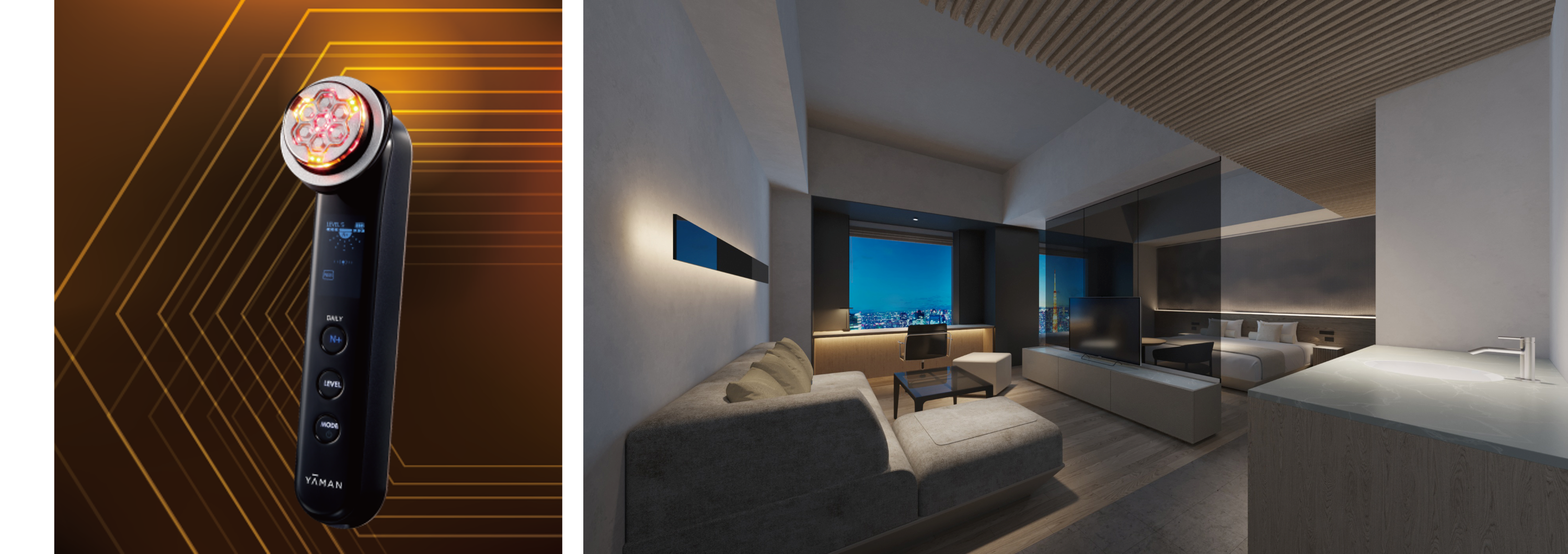 「ザ ロイヤルパークホテル アイコニック 東京汐留」新設エグゼクティブフロアに最高峰*¹美顔器『YA-MAN THE MIYABI』を設置