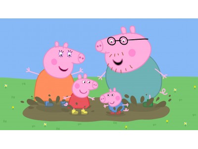 全世界で子どもたちに人気！英国生まれのプリスクールアニメ『Peppa Pig(ペッパピッグ)』日本上陸