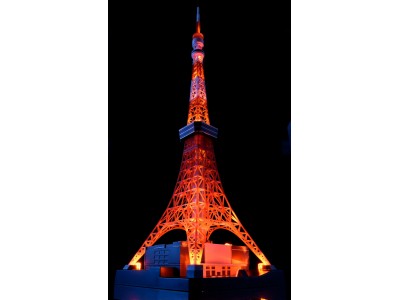 2018年12月に開業60周年を迎える「東京タワー」1/500スケールで再現