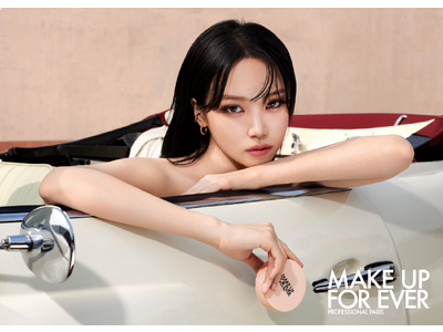 メイクアップフォーエバー　素肌を美しく見せるクッションファンデーションと薄付きで軽やかなコンシーラーを新発売。洗練されたLE SSERAFIM（ルセラフィム）KIM CHAEWONの新ビジュアル公開