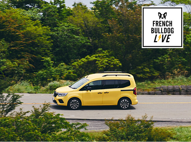 FRENCH BULLDOG LIVE2025（フレブルLIVE） に新型ルノー カングーと新型ルノー キャプチャーを展示
