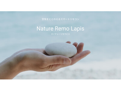 “がんばらない節電”を自動で実現する石のようなスマートリモコン「Nature Remo Lapis」が本日2024年7月5日に発売！