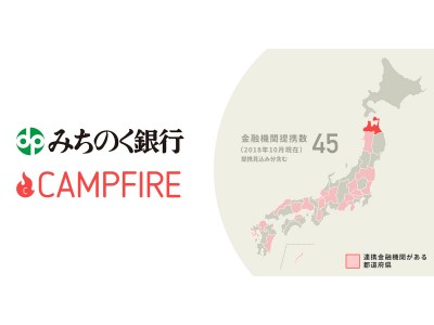 株式会社CAMPFIRE、みちのく銀行と業務提携