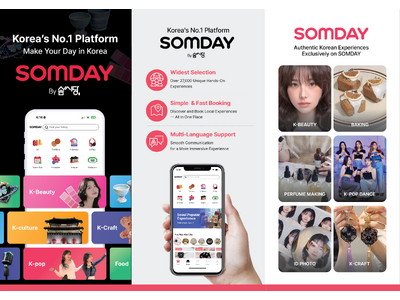 韓国の人気ローカル体験プラットフォーム「ソムシダン（SSSD）」、訪韓外国人向けグローバルサービス「SOMDAY」をローンチ