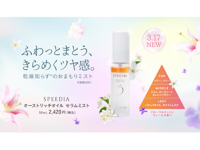 【吉野家ホールディングスの子会社に新展開】新商品「SPEEDIA オーストリッチオイル セラムミスト」を吉野家公式通販ショップで本日より販売開始