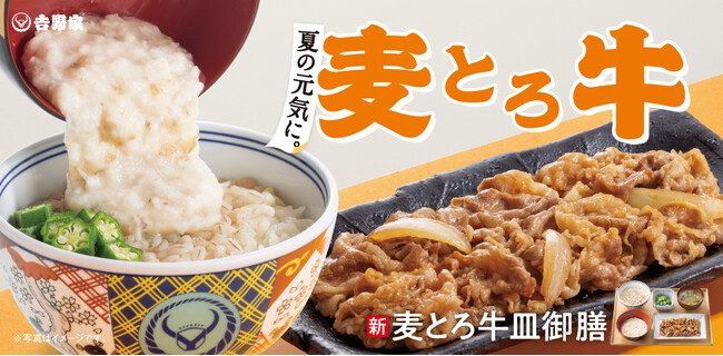吉野家夏の定番『麦とろ牛皿御膳』で夏を乗り切る！初登場『とろろおくら牛丼』、定番の『冷汁』を本日より販売開始