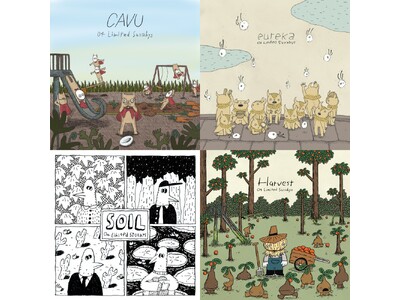 04 Limited Sazabys、アルバム4作品のアナログ盤を発売