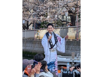 彩青「門前仲町の恋ざくら」発売記念大横川クルーズイベント