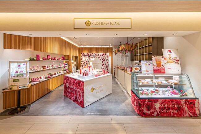 【GINZASIX店　5回目の延長が決定！】食べるバラの専門店・玖島ローズPOP　UPストア