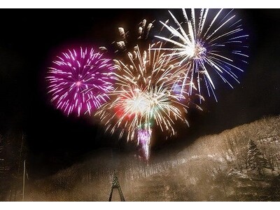 【森のソラニワ】迫力満点冬花火開催！冬休みにオススメお得なプランも販売中