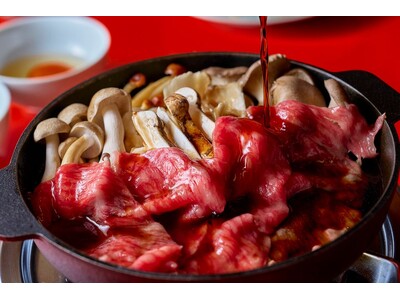 秋をまるごと、そしじで。10月23日（金）より秋の味覚を引き立てる料理と黒毛和牛のうまみを「和牛すき焼 そしじ」がお届けします。