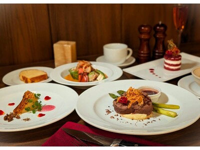 ニューヨークの名門ステーキハウス「ベンジャミンステーキハウス」、ＫＩＴＴＥ大阪店にて恋の予感を表現するバレンタイン特別コースを期間限定で提供