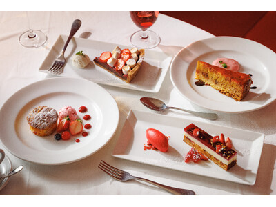 NY発「ベンジャミンステーキハウス」より春の味覚“ルバーブ”を主役に、各店の個性を映した4種のシーズナルデザートが期間限定で登場