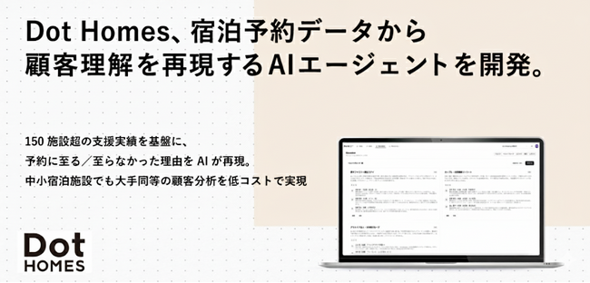 宿泊施設の予約データから“実在するような顧客像(ペルソナ)”を自動生成