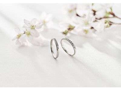 桜をモチーフにした2026年春の新作エタニティリング2種が、ビジュピコが展開するブライダルジュエリーブランド「TOMOE -巴-」から新登場！