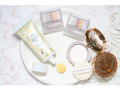 【キャンメイク】カラーのヴェールで肌悩みをふわっとぼかすパウダーコンシーラーが新登場！薬用スキンケアパウダーや全身用ＵＶジェルも４月下旬に同時発売