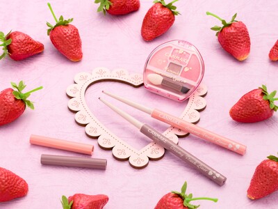 【キャンメイク】大人気！SNSで話題のイチゴカラーが復活 「クリーミータッチライナー」「プランぷくコーデアイズ」2025年8月下旬より限定再発売！