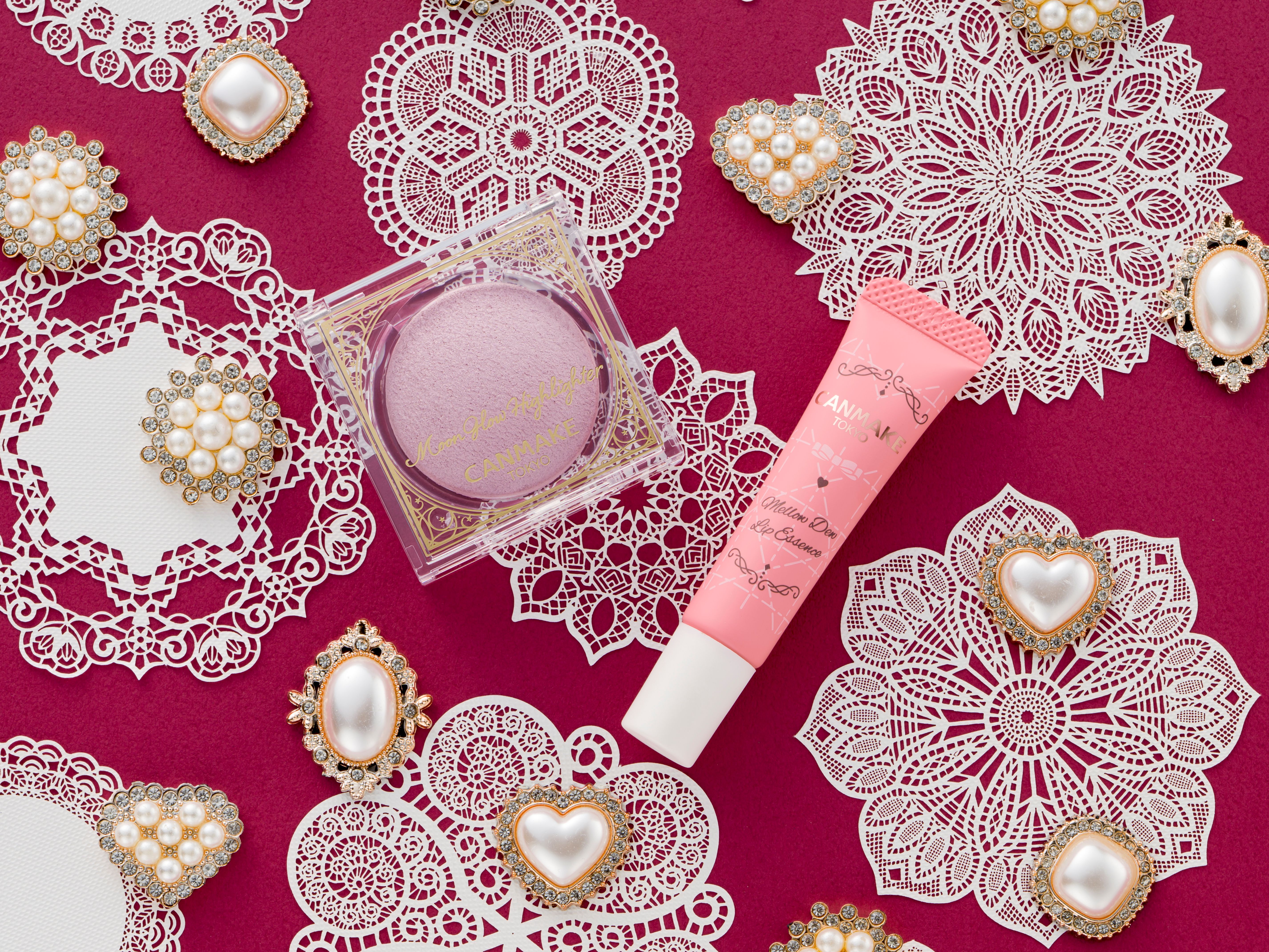 【キャンメイク】月光のような上品なつやの“ベイクド製法”ハイライターから新色が登場！いつでも集中保湿ケアできるチューブタイプリップ美容液の新色も2025年11月下旬より発売