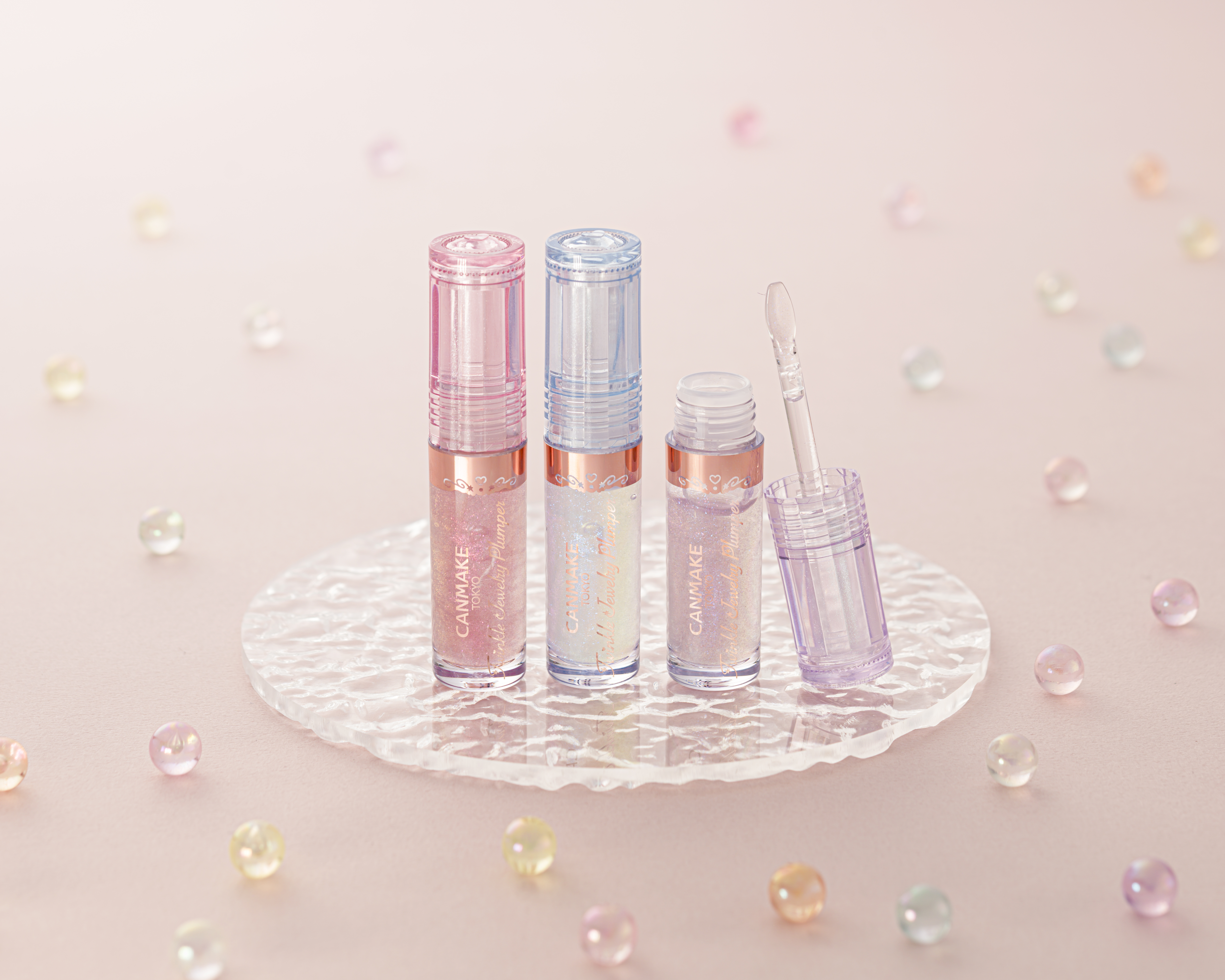 【キャンメイク】繊細パールがキラめく(ハート)水つや膜プランパー※パールin×プランパー効果※×グロス「トゥインクルジュエリープランパー※」が新登場！2026年1月下旬より先行発売