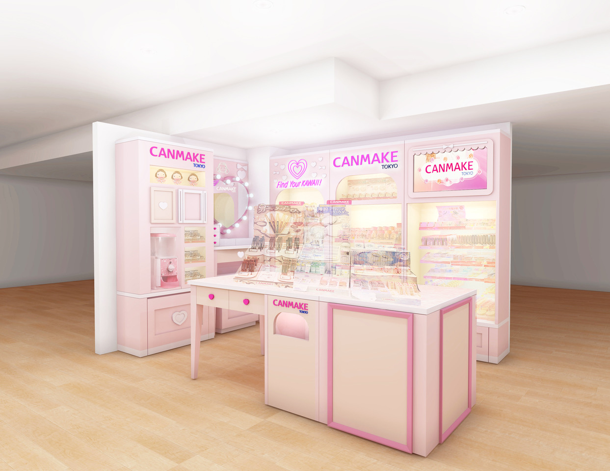 【キャンメイク】世界観あふれる常設スペース「CANMAKE MARKET」が池袋ロフトに2026年8月5日（水）オープン！オリジナルノベルティグッズがもらえるオープン記念イベントも開催(ハート)