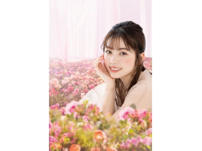 小芝 風花さんがCANMAKE新イメージモデルに就任　新CM撮影では、一面に広がるロマンチックなお花畑に感動！