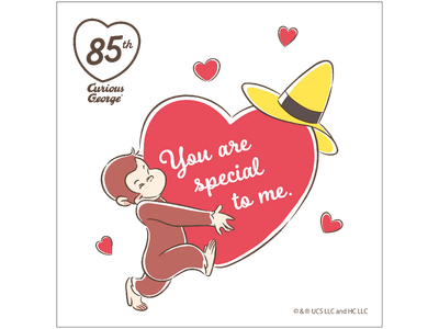 2026年は「おさるのジョージ」85周年。ハートをモチーフにした日本限定の周年記念アートが解禁！ SNSプレゼントキャンペーンを幕開けに一年を通してセレブレーション企画が続々登場！