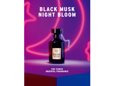 【新製品】ザ・ボディショップから、香りは夜に花ひらく 「ブラックムスク ナイトブルーム」 シリーズにボディ用フレグランススプレーが新発売！ 2019年10月1日（火）全4種　数量限定発売
