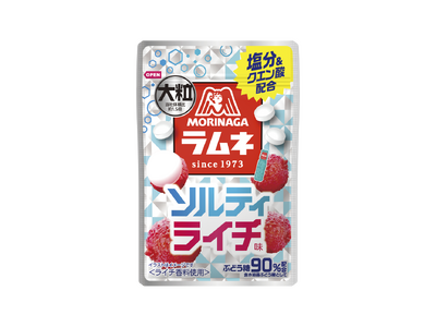 夏場のアクティブシーンにうれしい塩分＆クエン酸配合 「大粒ラムネ＜ソルティライチ＞」6月9日（火）より新発売