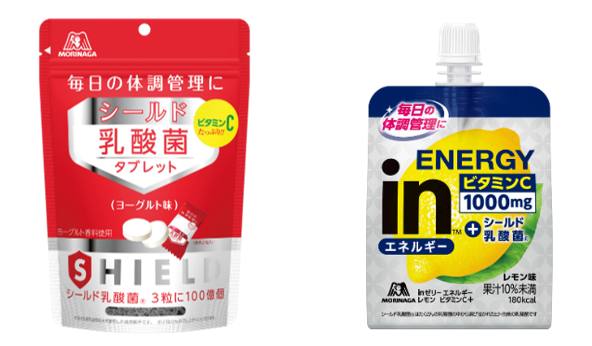 季節の変わり目に高まる体調管理ニーズに応える！毎日の体調管理をサポートする新商品「シールド乳酸菌タブレット」「ｉｎゼリー エネルギーレモン ビタミンC＋」10月上旬より順次発売