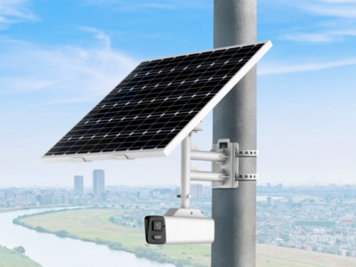 災害時でもバッテリー駆動と無線通信で遠隔地の状況を確認できる「太陽光発電型セキュリティカメラ」を新発売