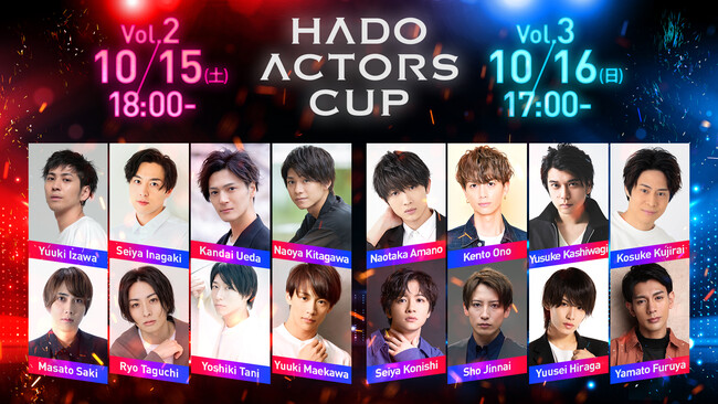 lCoDB̎ARX|[cHADOŃogIHADO ACTORS CUP Vol.2,310/15(y) E16(y)ɊJÌI