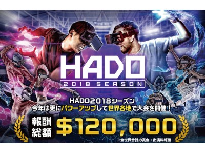 AR技術を使ったスポーツ「HADO」の2018シーズンが開幕！報酬総額120,000米ドル！