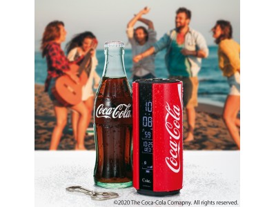 アウトドアレジャーを彩る 防水性能&高音質　「コカ・コーラ」のスピーカークロックを発売
