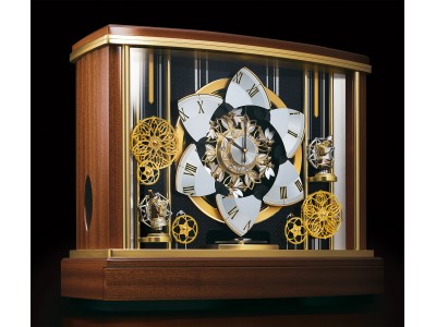 銀座・和光に設置のからくり時計をモチーフにした大型のからくり置時計「輪舞（ロンド）メゾン」を発表