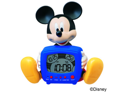 ミッキーマウスの声で元気におめざめ ディズニーの立体目ざまし時計を ...